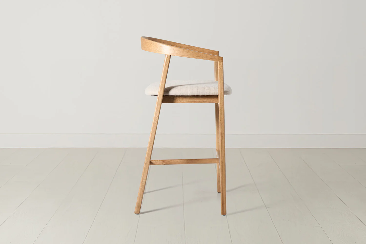 Bar Stool 01, Oak / Oatmeal - Image 5