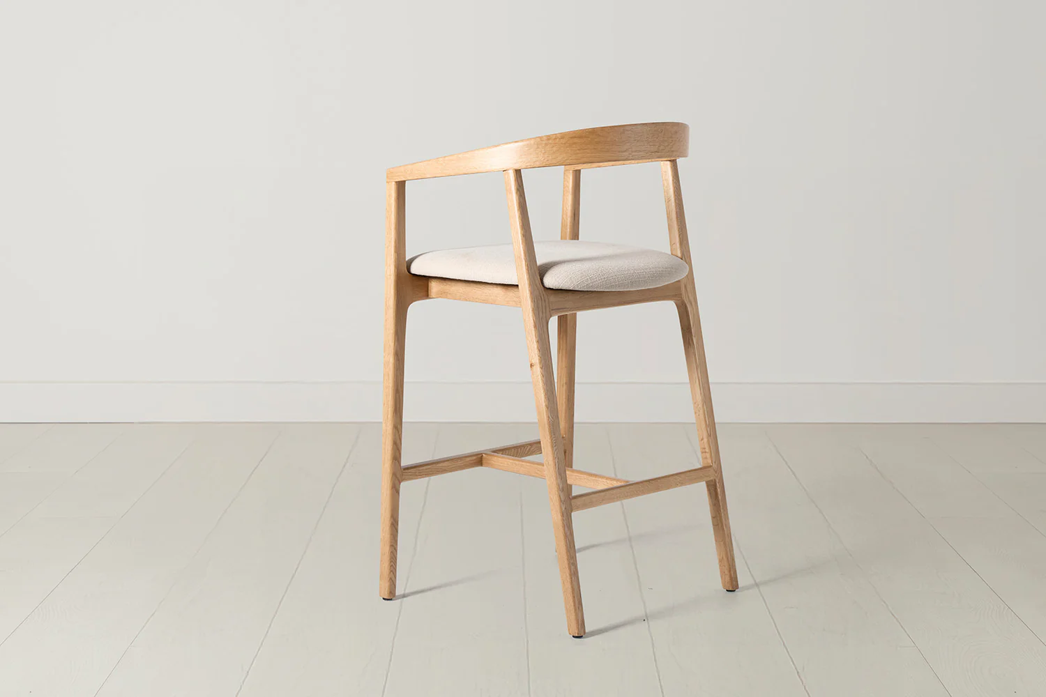 Bar Stool 01, Oak / Oatmeal - Image 6