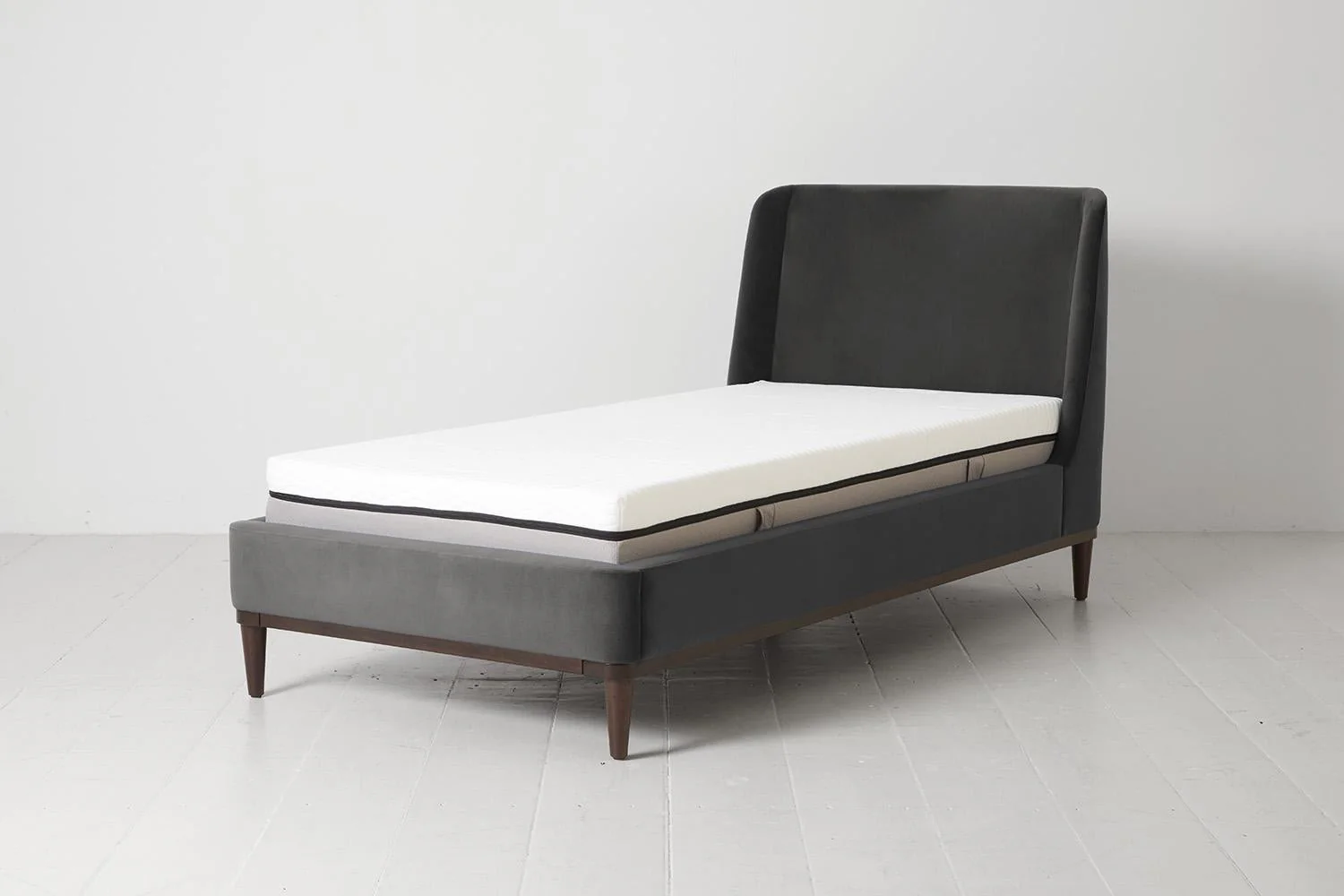 Bed 02 Single Bed, Charcoal - Image 3