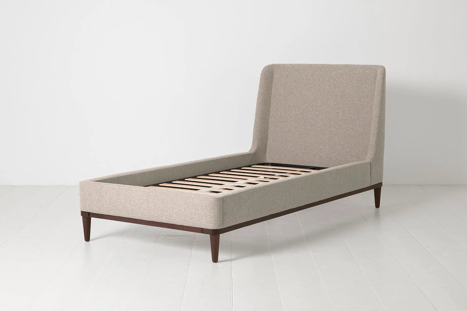 Bed 02 Single Bed, Pumice - Image 2