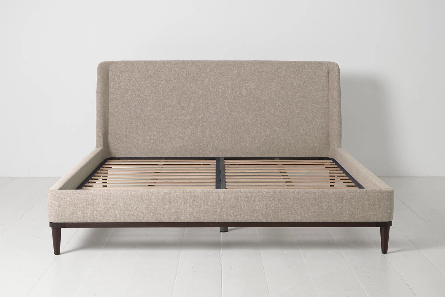 Bed 02 Super King Sized Bed, Pumice - Image 9