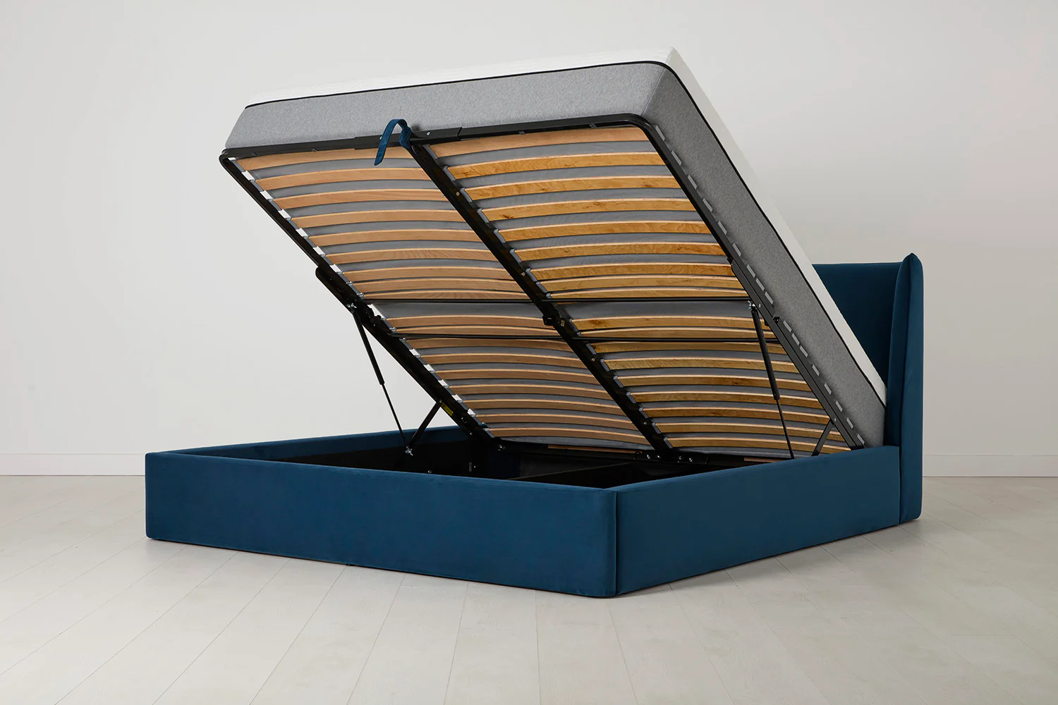 Bed 03 Storage Double Bed, Teal - Image 5