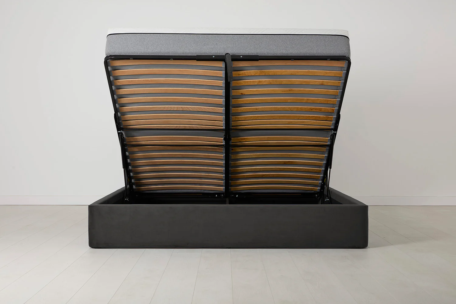 Bed 03 Storage Super King Sized Bed, Charcoal - Image 3