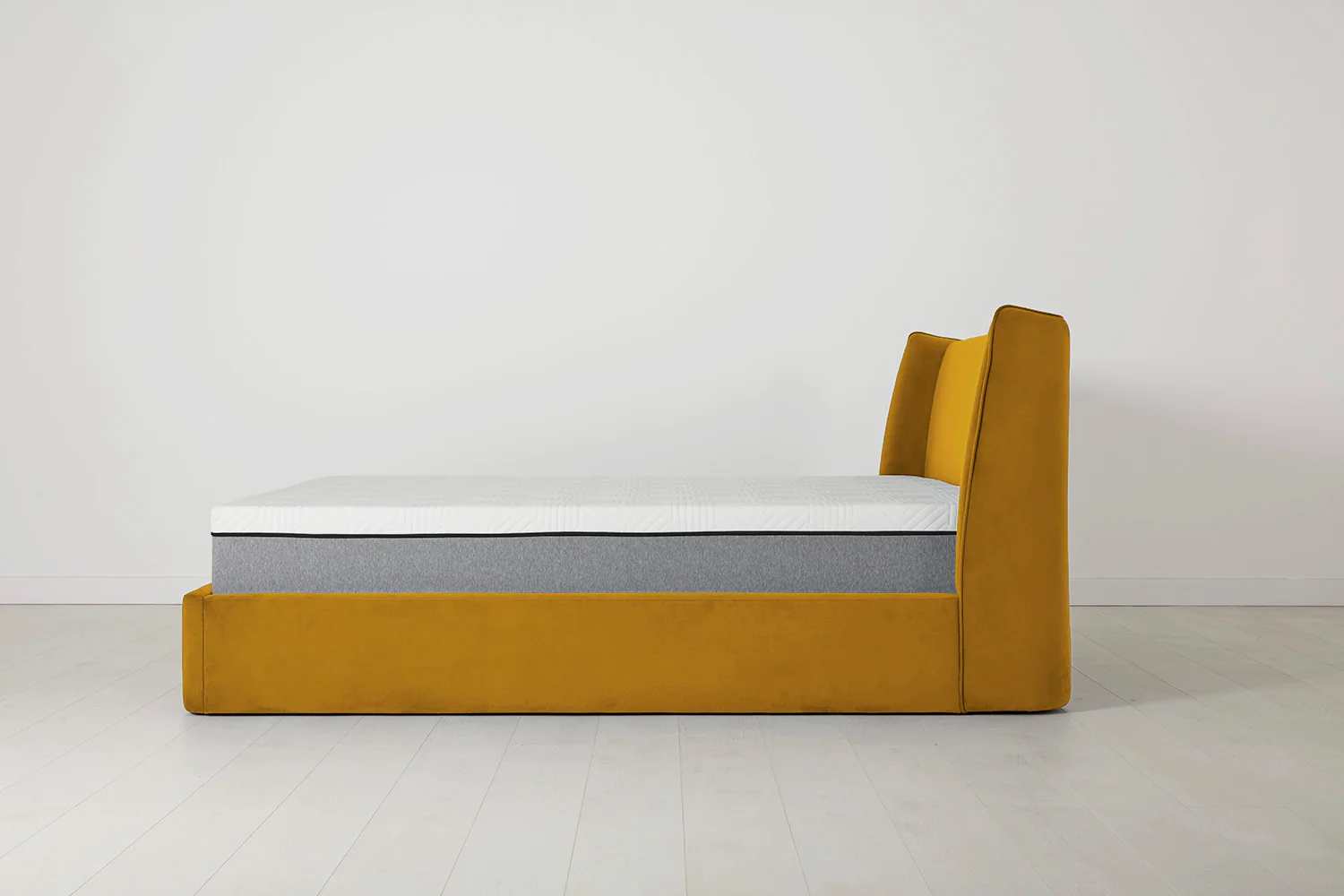 Bed 03 Storage Super King Sized Bed, Mustard - Image 14