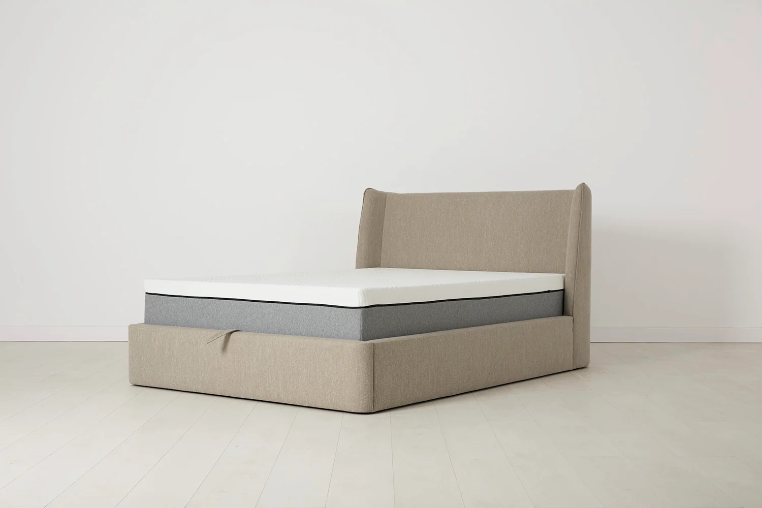 Bed 03 Storage Super King Sized Bed, Pumice - Image 7
