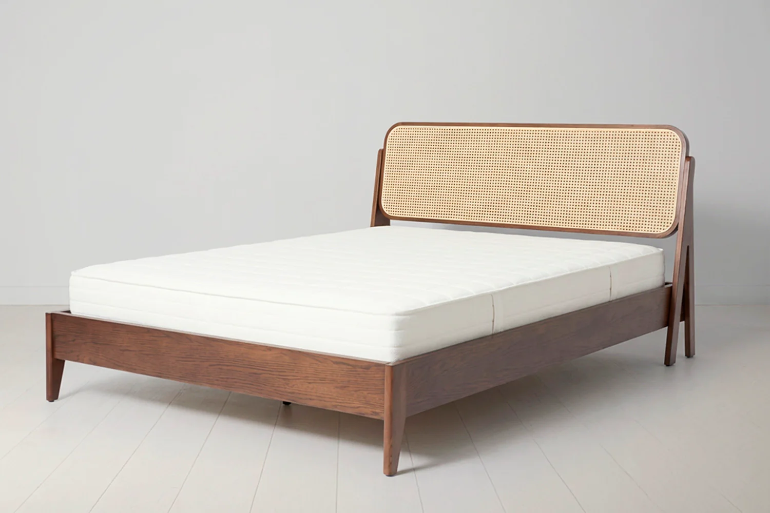 Bed 04 King Sized Bed, Walnut - Image 5