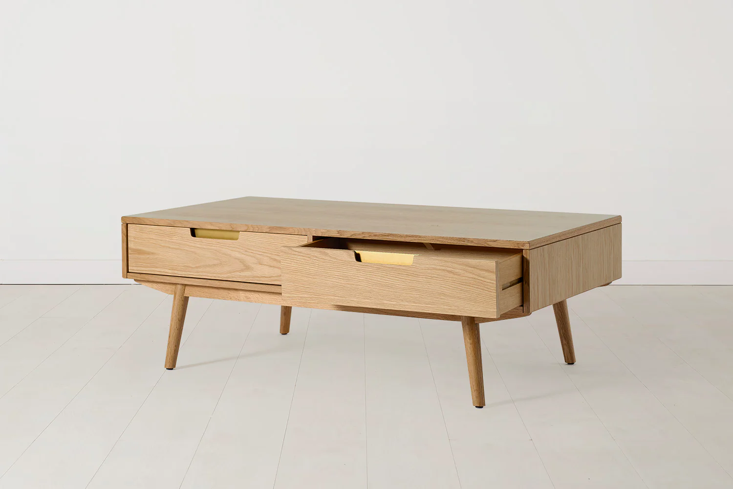 Coffee Table 01, Oak / Four drawers - Image 4