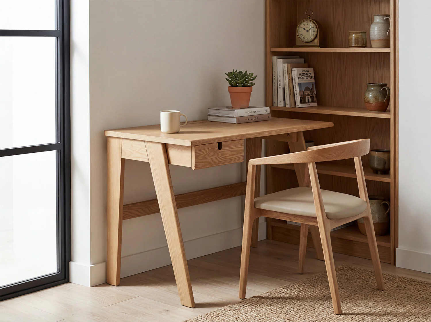 Desk 02, Oak - Image 4