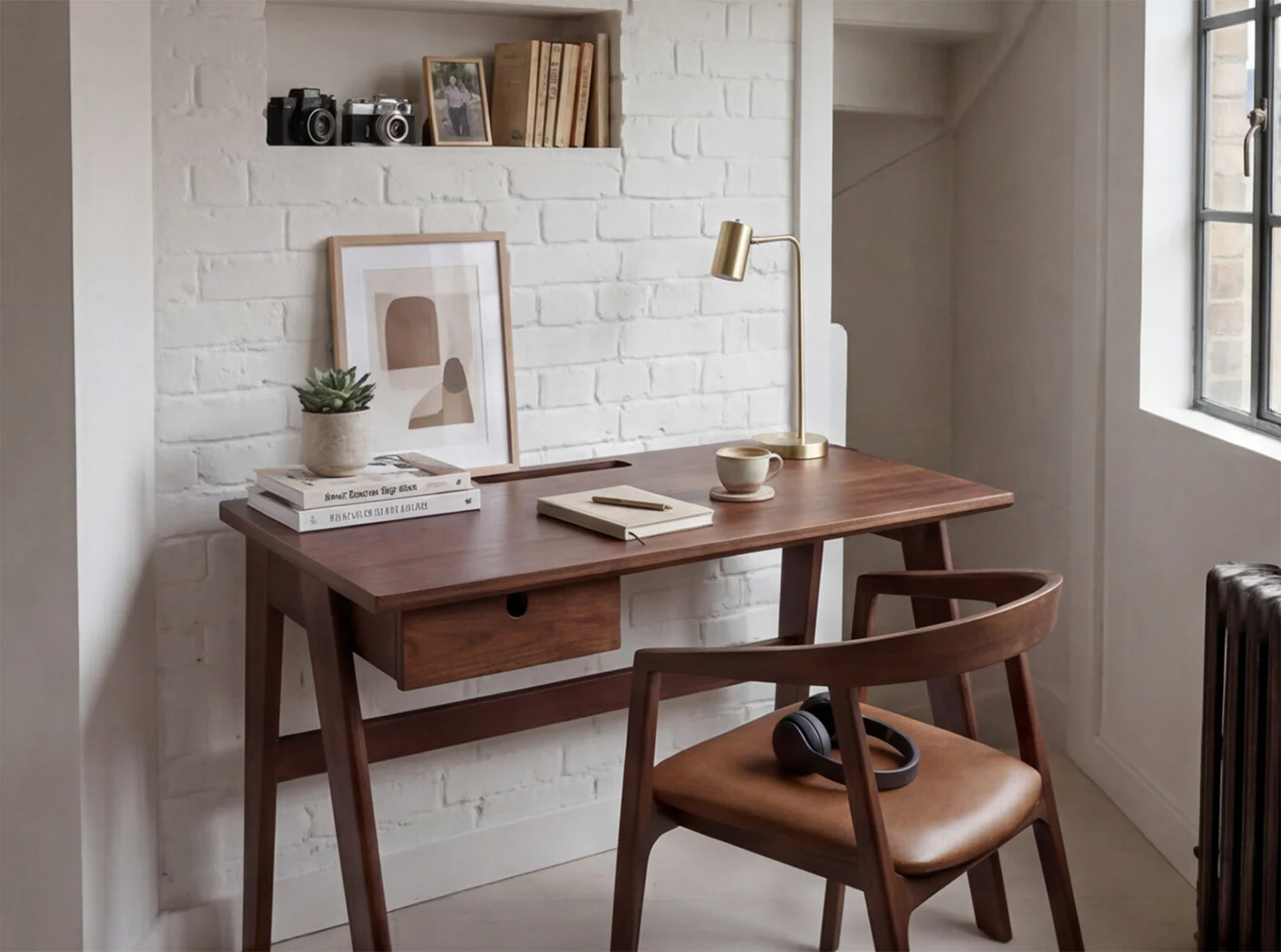 Desk 02, Walnut - Image 4