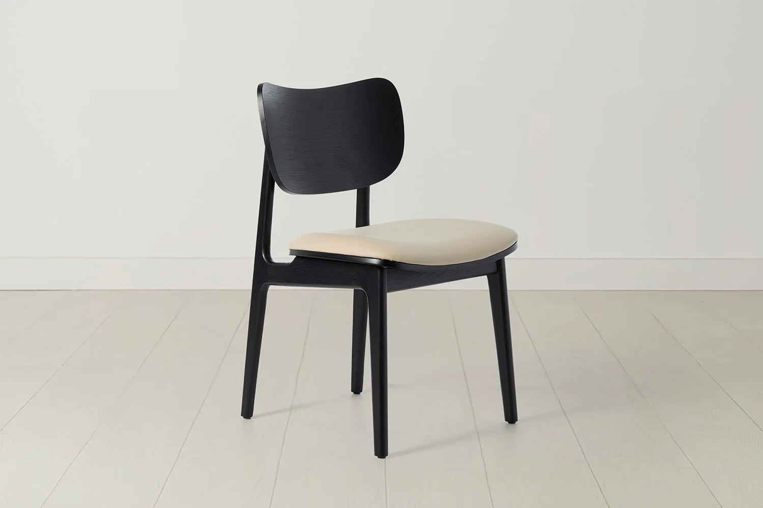 Dining Chair 02 (set of 2), Black / Oyster - Image 5