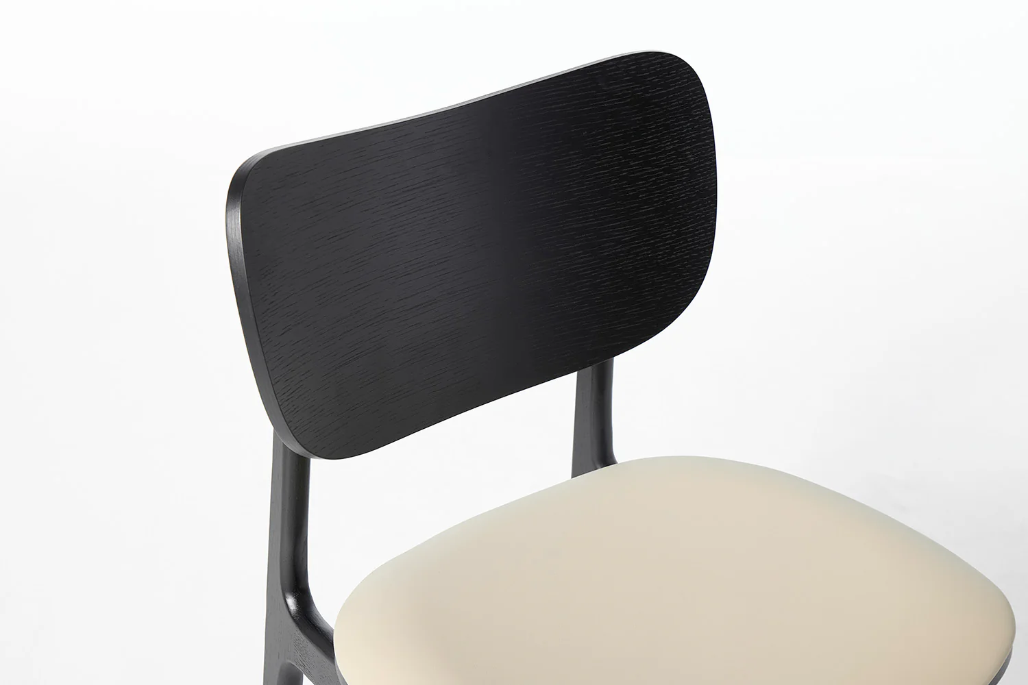 Dining Chair 02 (set of 2), Black / Oyster - Image 8