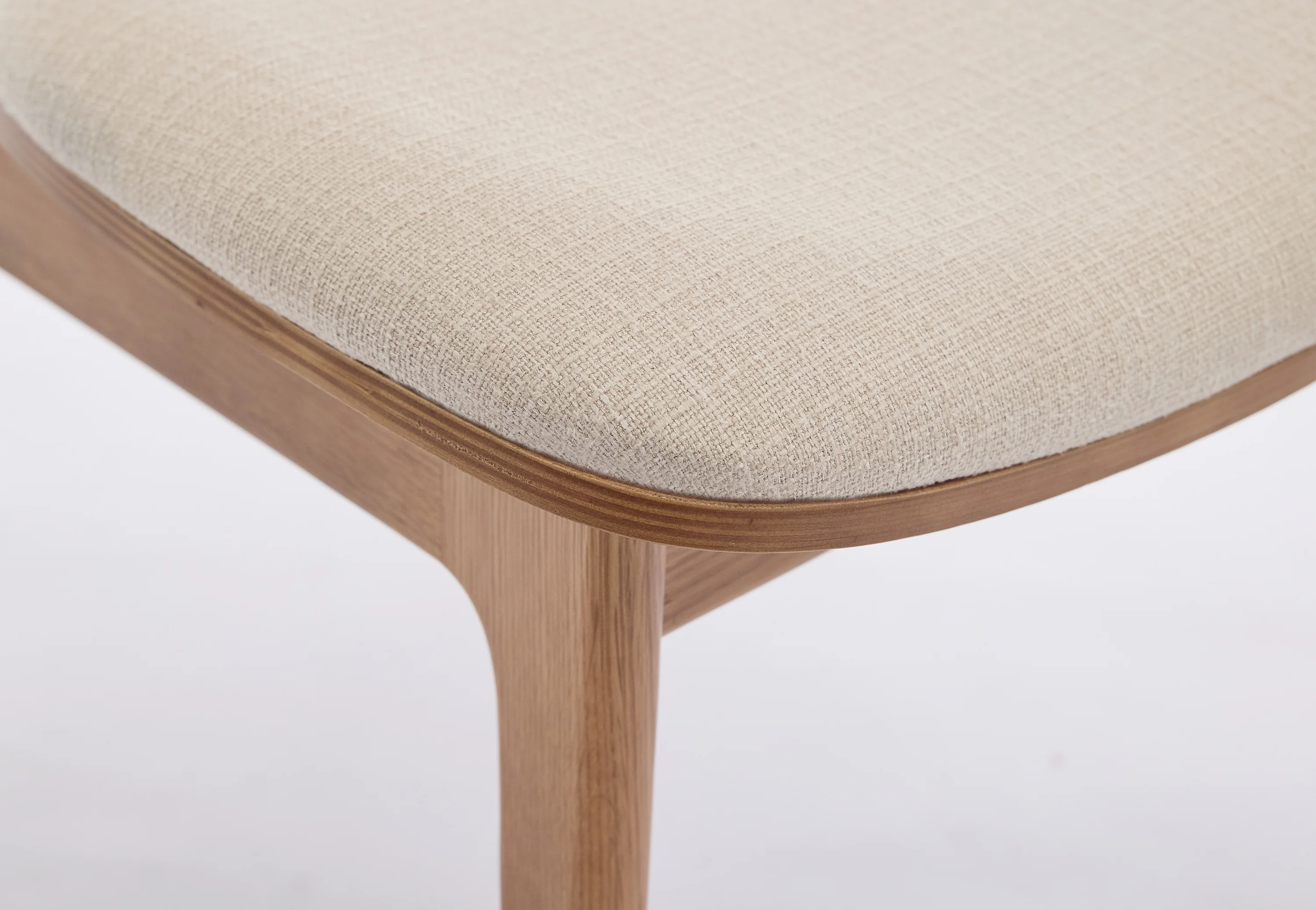 Dining Chair 02 (set of 2), Oak / Oatmeal - Image 8