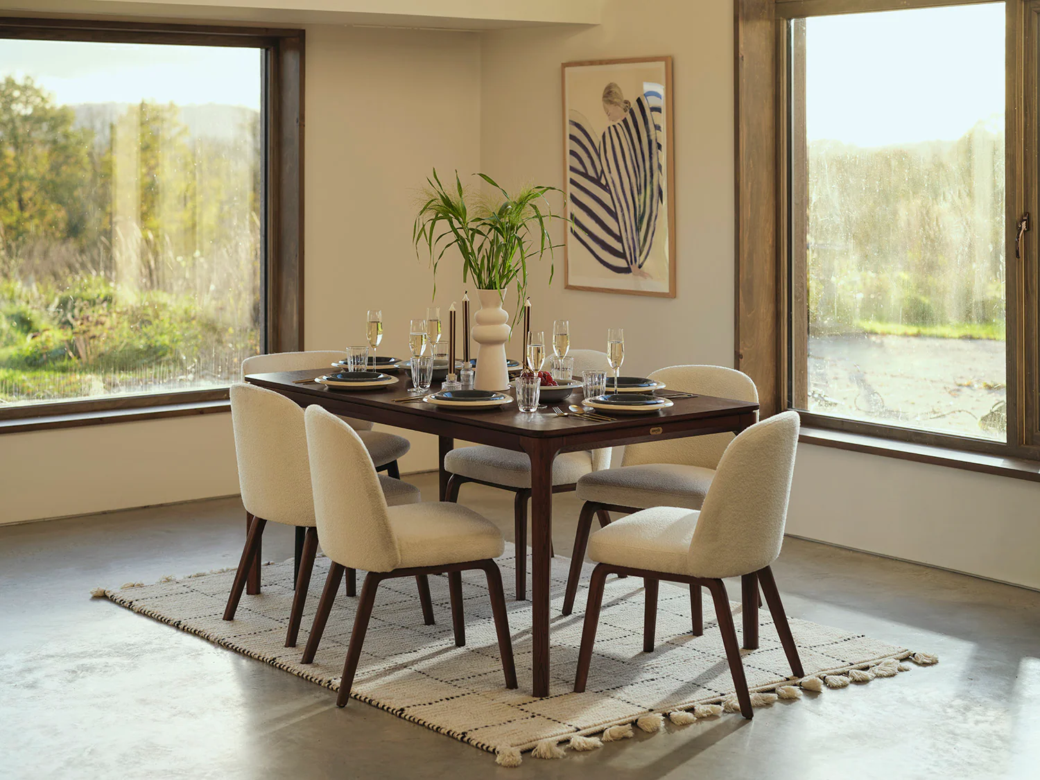 Dining Table 01 Extending Dining Table, Walnut / 6-8 seater - Image 2