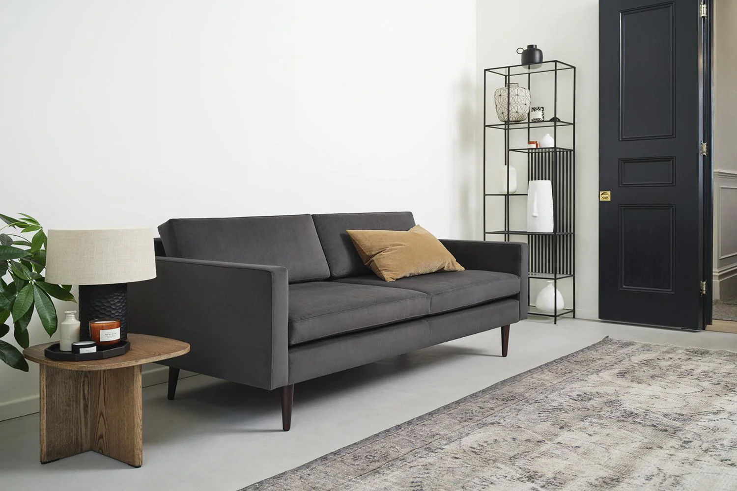 Model 01 2-Seater Sofa, Charcoal - Image 2