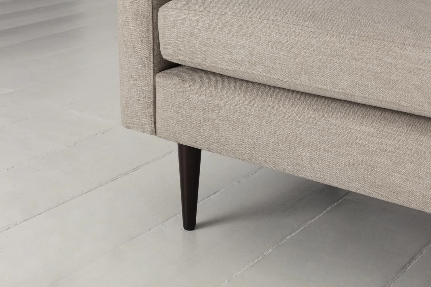 Model 01 2-Seater Sofa with Ottoman, Pumice - Image 4