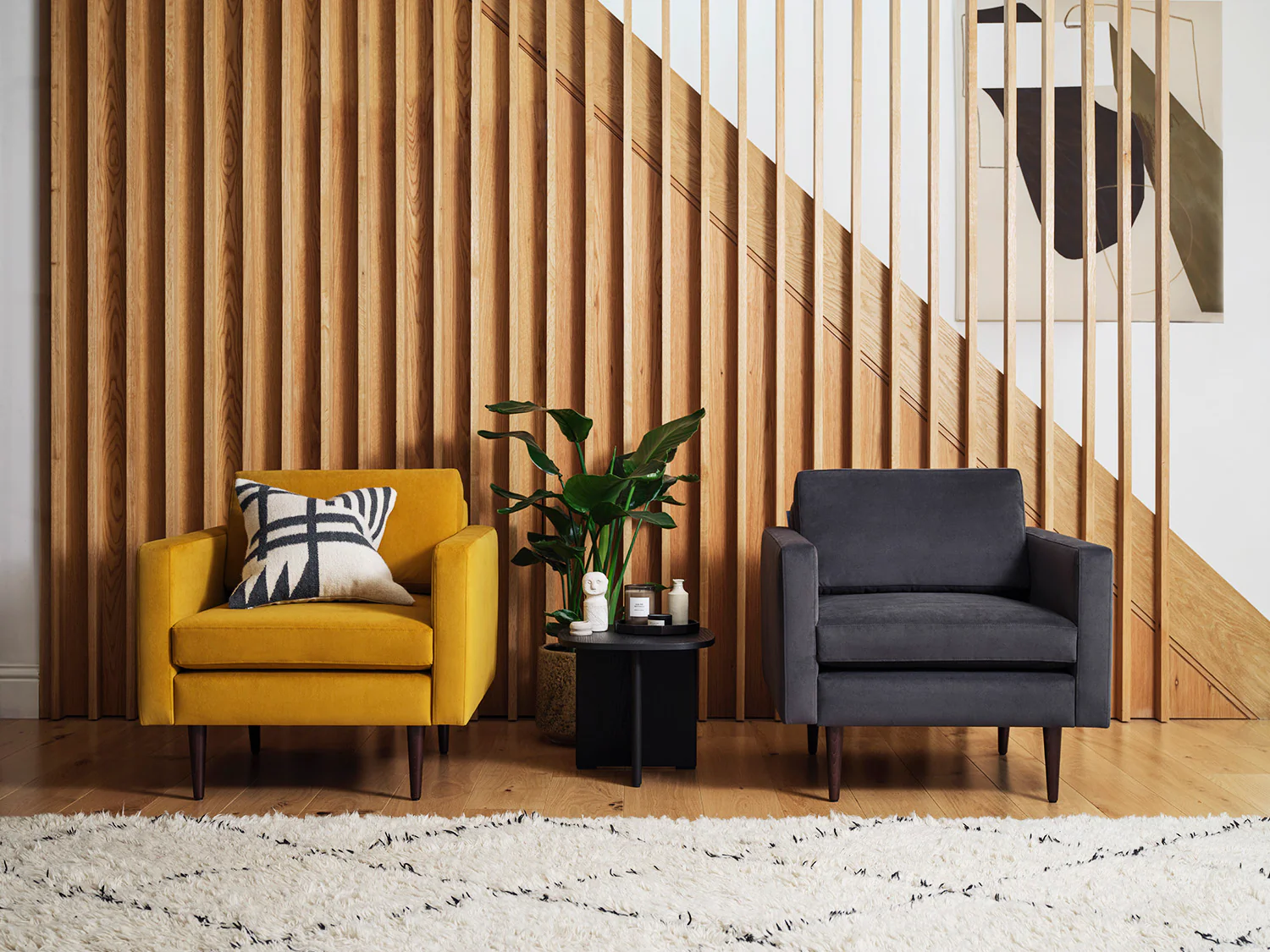 Model 01 Armchair, Mustard - Image 4