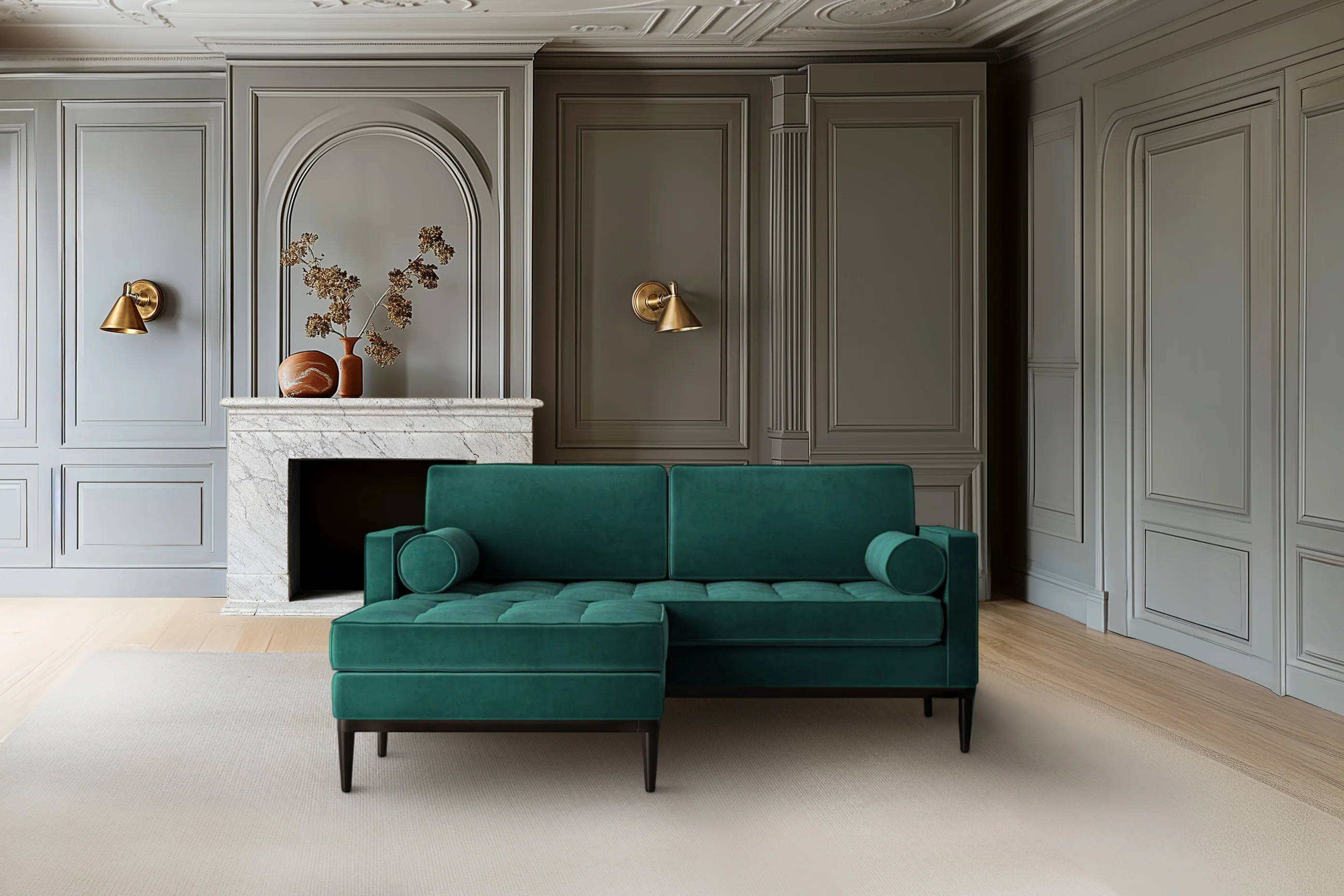 Model 02 2-Seater Sofa, Kingfisher - Image 2
