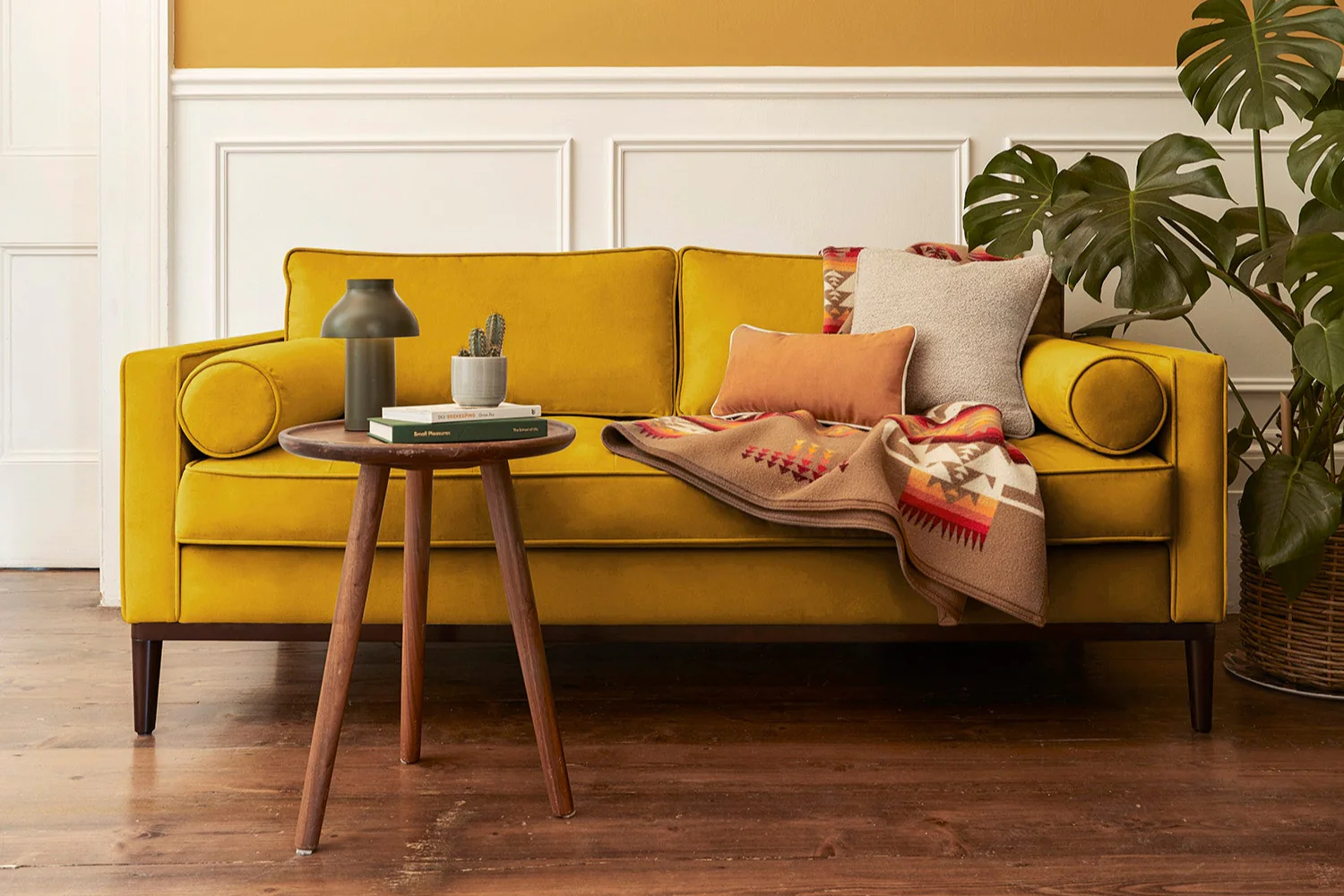Model 02 2-Seater Sofa, Mustard - Image 4
