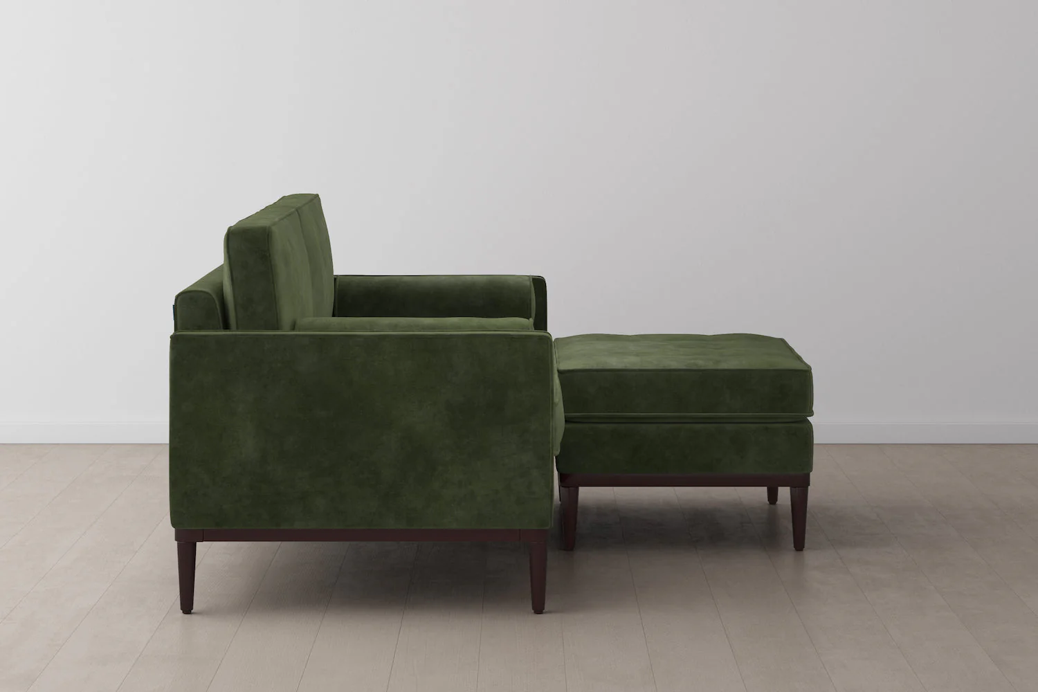 Model 02 2-Seater Sofa with Ottoman, Conifer - Image 4
