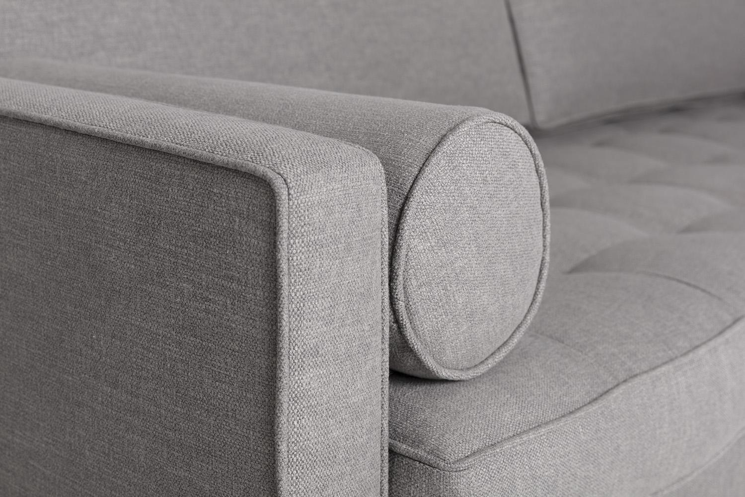 Model 02 2-Seater Sofa with Ottoman, Shadow - Image 3