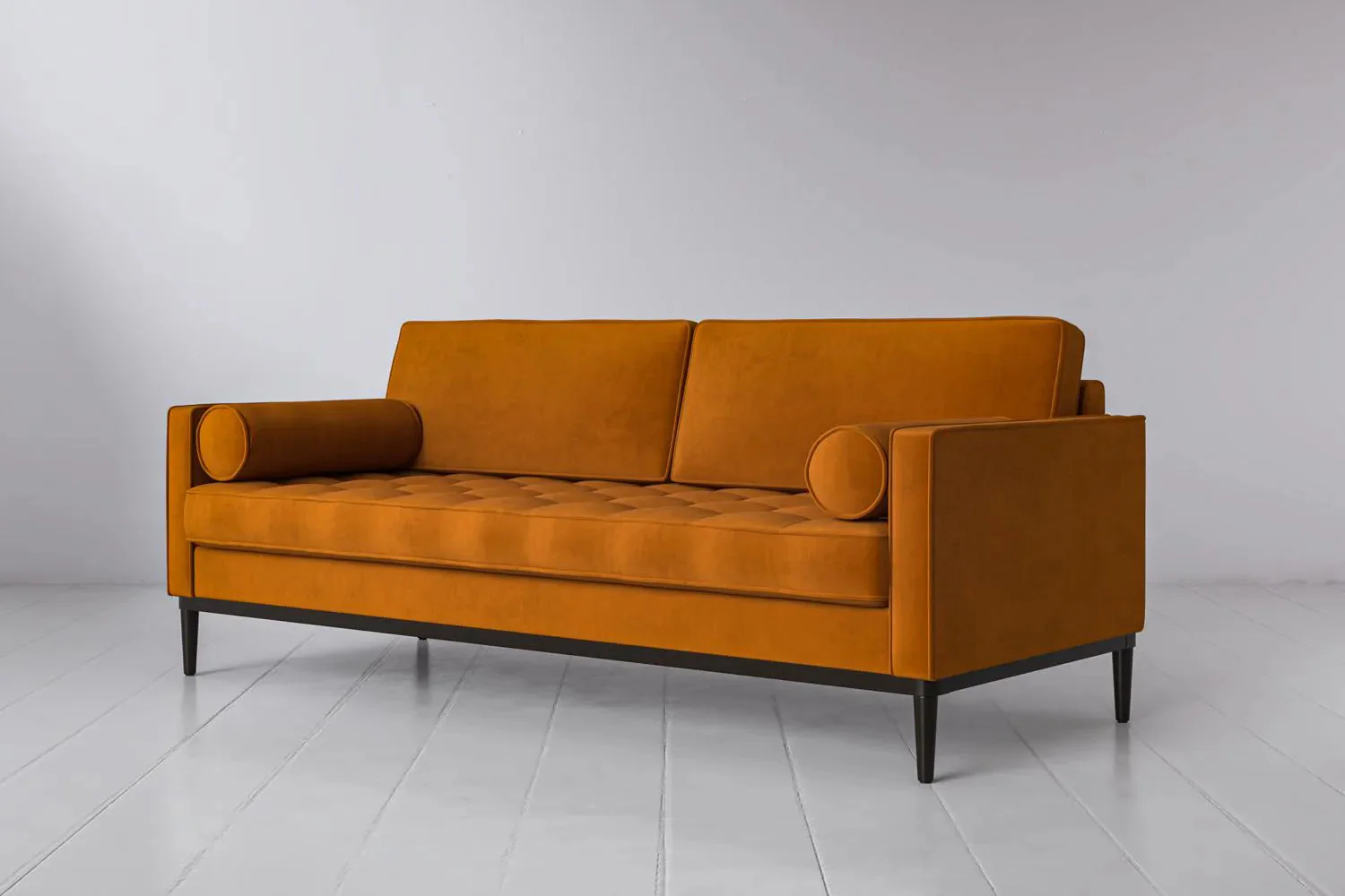 Model 02 Sofa Bed 3 Seater, Bronze - Image 3