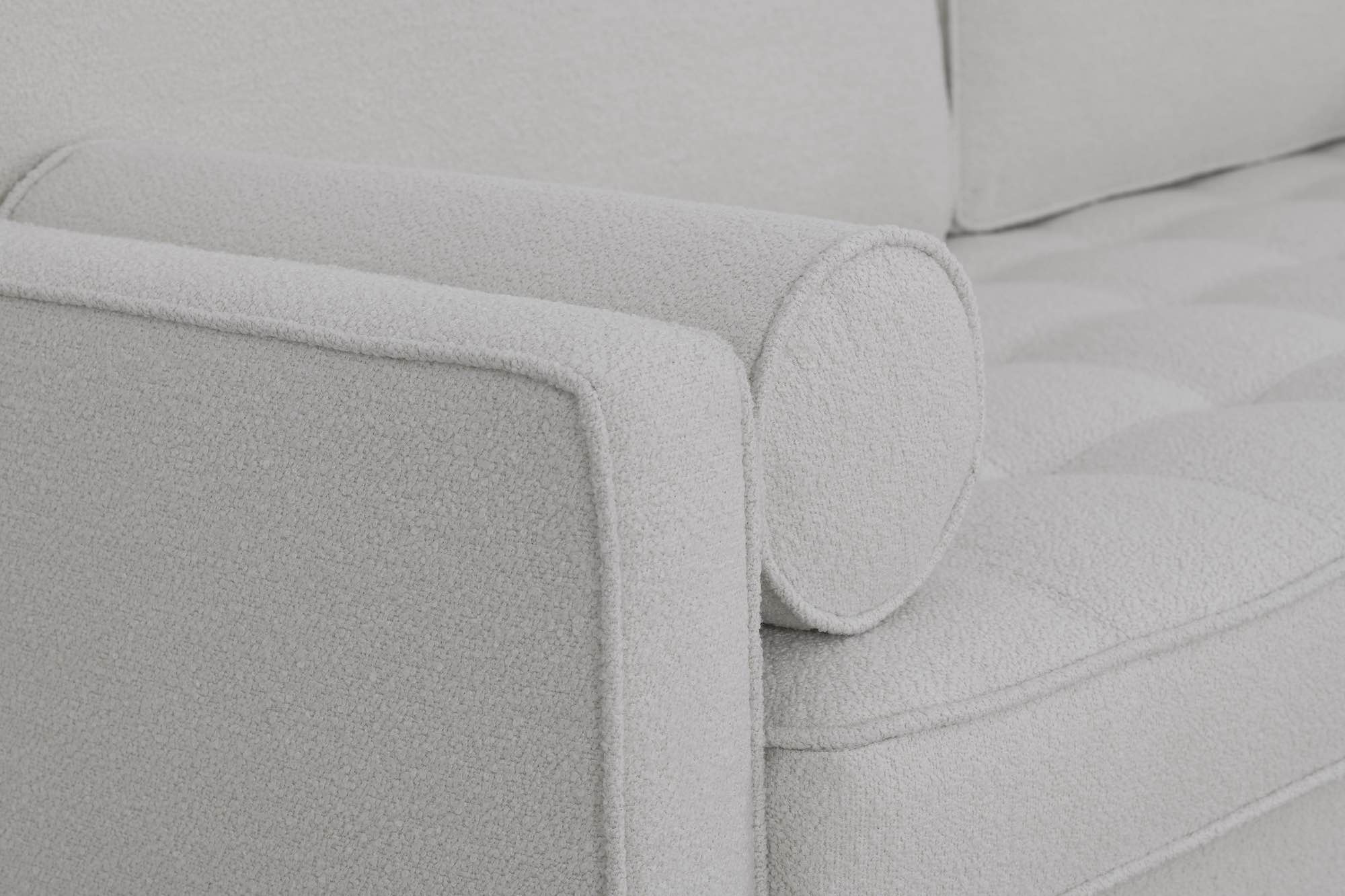 Model 02 Sofa Bed 3 Seater, Ivory - Image 9