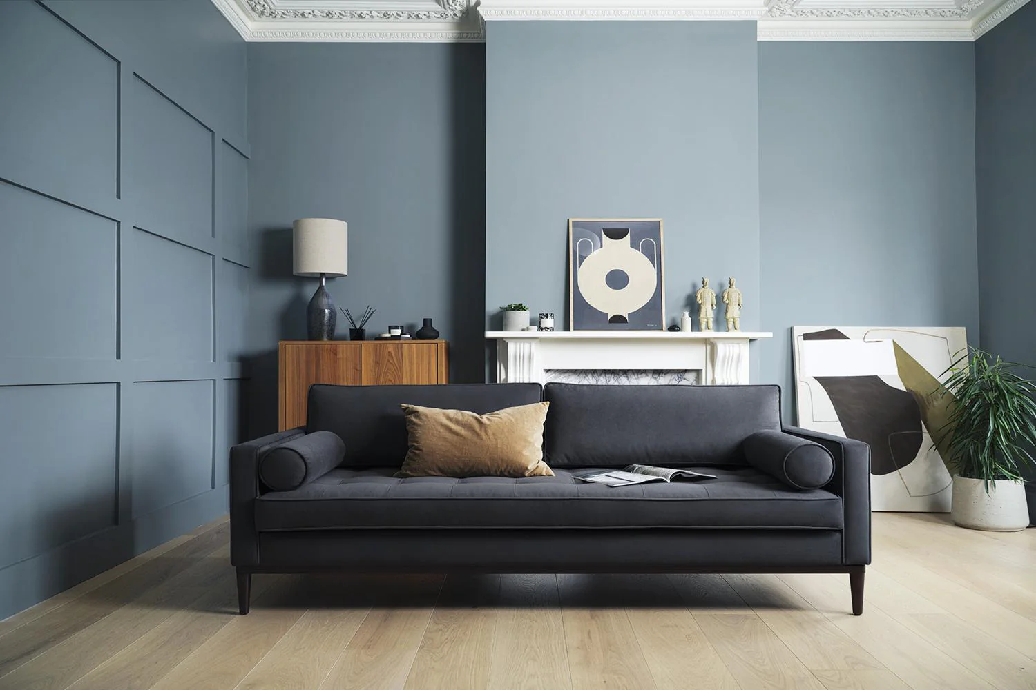Model 02 3-Seater Sofa, Charcoal - Image 2