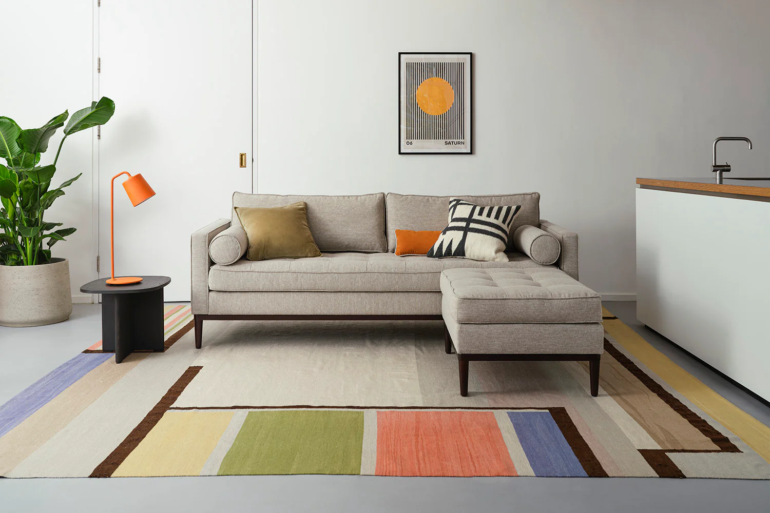Model 02 3-Seater Sofa (CRIB5), Pumice - Image 4