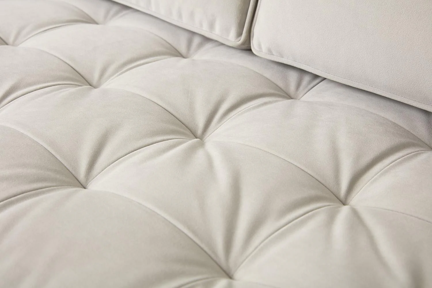 Model 02 3-Seater Sofa with Ottoman, Bone - Image 4