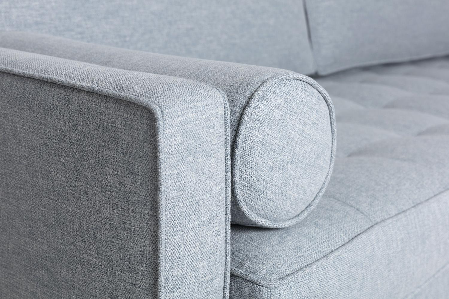 Model 02 3-Seater Sofa with Ottoman, Seaglass - Image 3