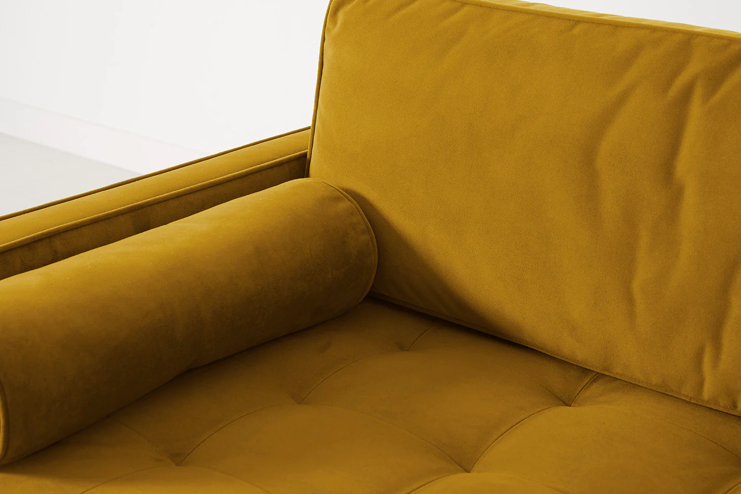 Model 02 Loveseat, Mustard - Image 6