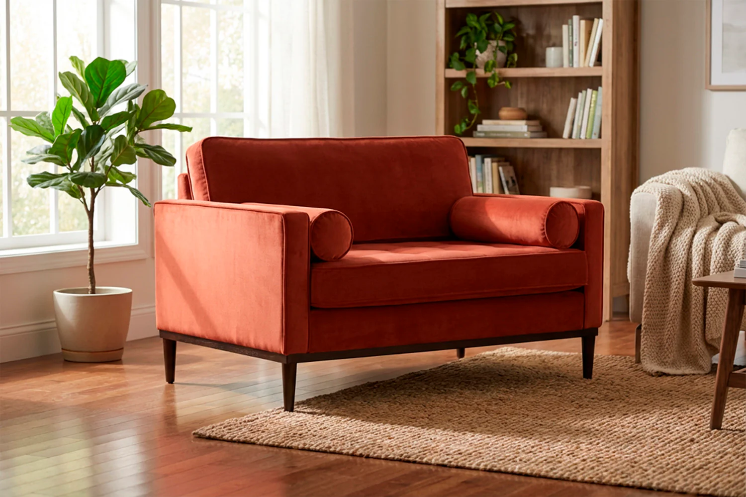 Model 02 Loveseat, Paprika - Image 2