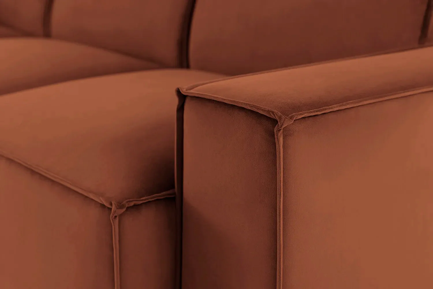 Model 03 2-Seater Left Chaise Sofa, Umber - Image 6