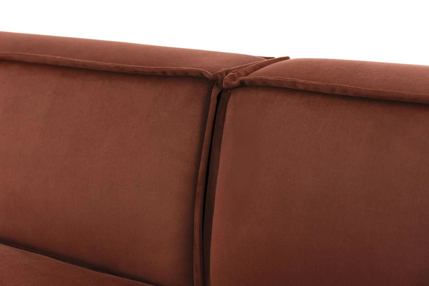 Model 03 2-Seater Right Chaise Sofa, Brick - Image 7