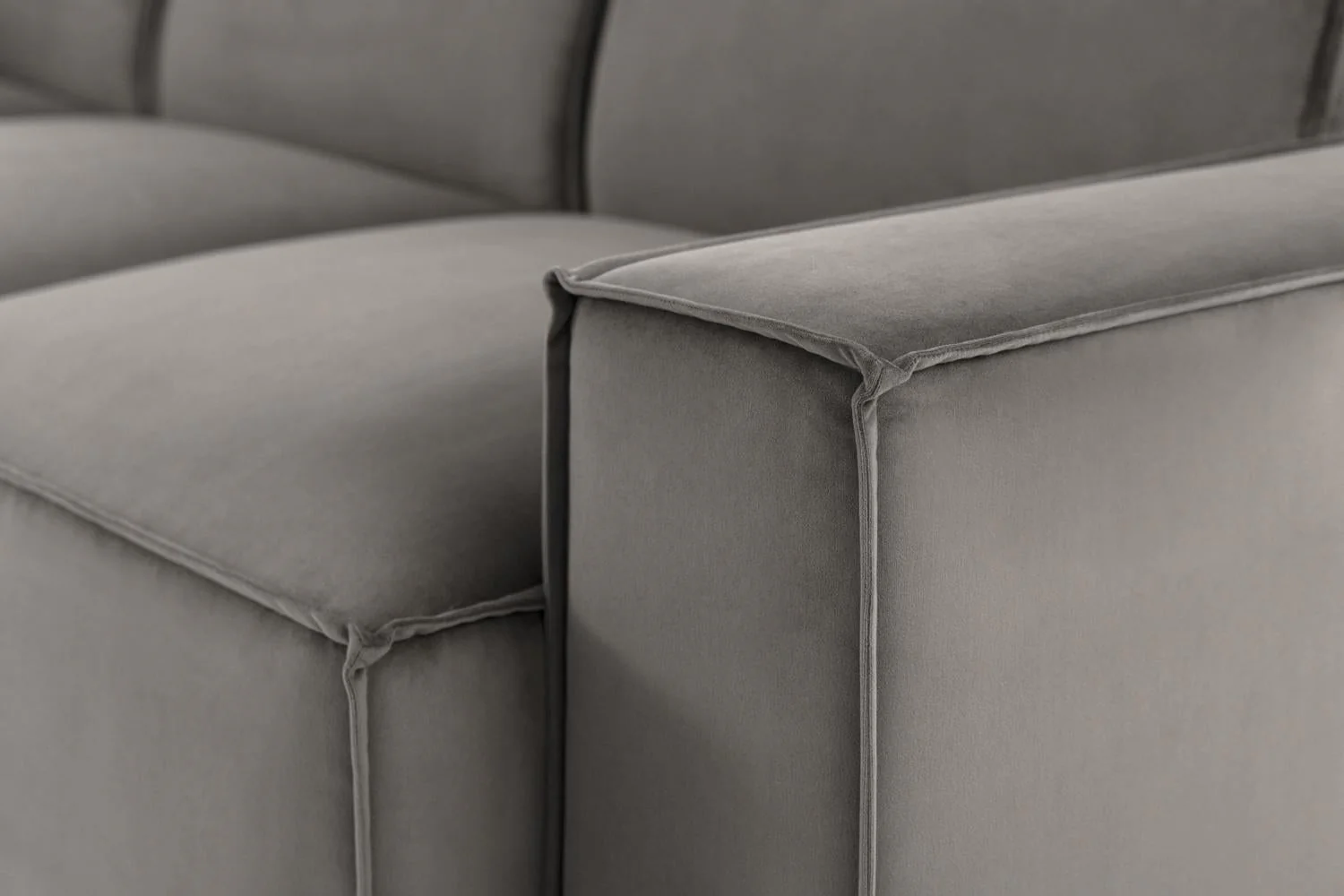 Model 03 2-Seater Right Chaise Sofa, Elephant - Image 7