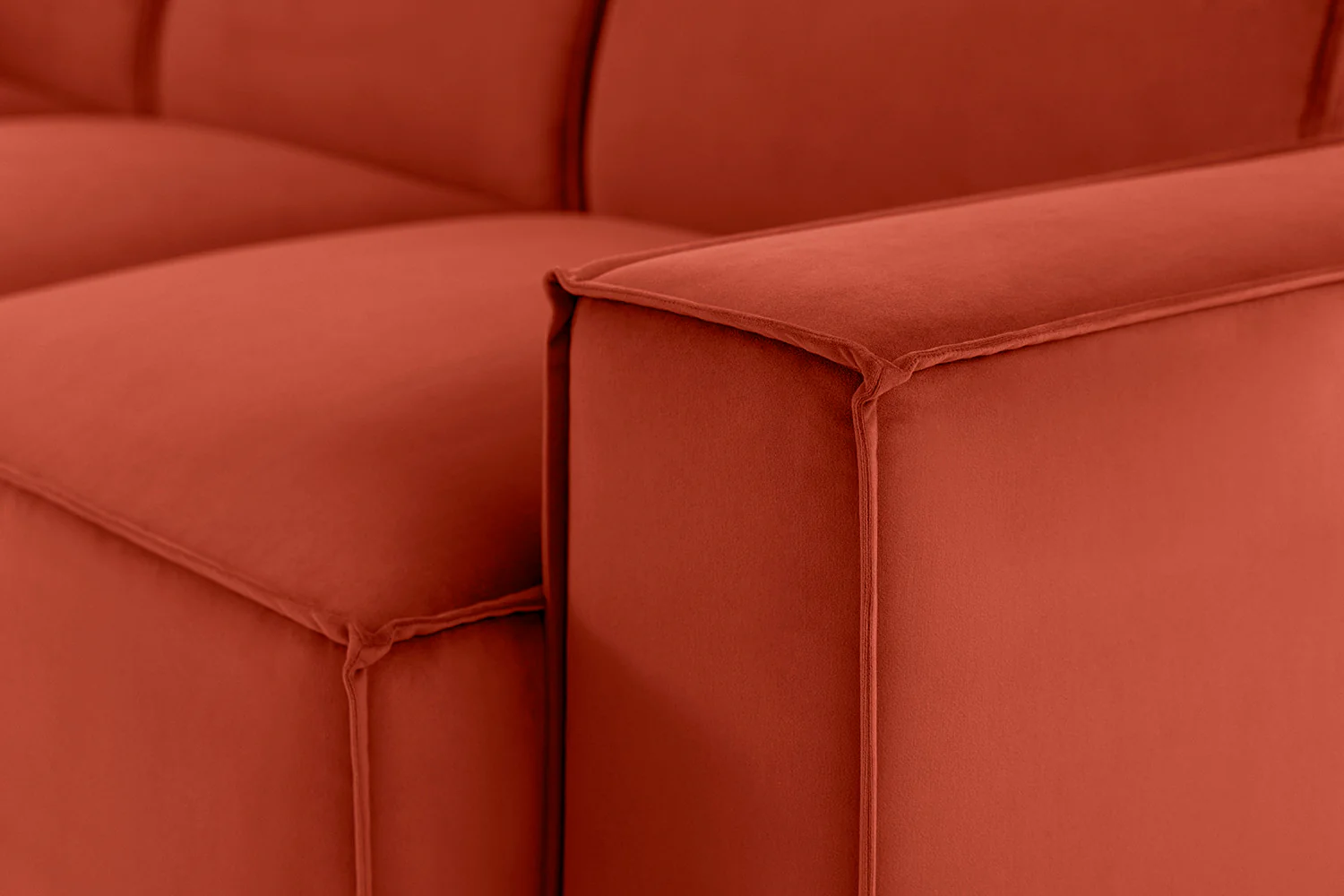 Model 03 2-Seater Right Chaise Sofa, Paprika - Image 8