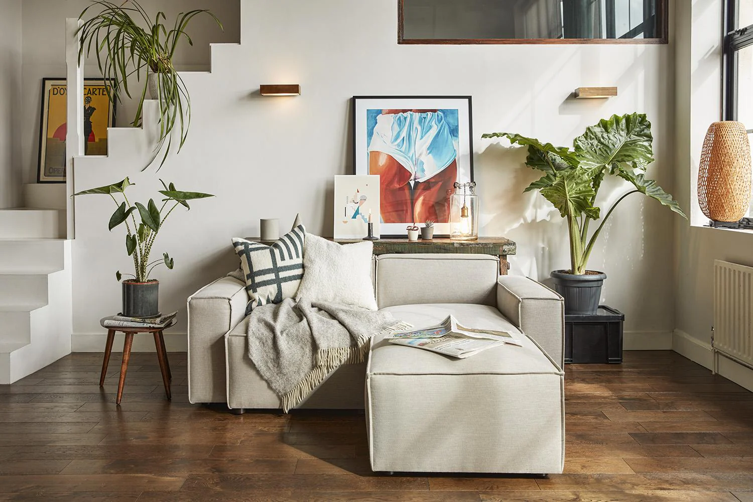 Model 03 2-Seater Right Chaise Sofa, Pumice - Image 2