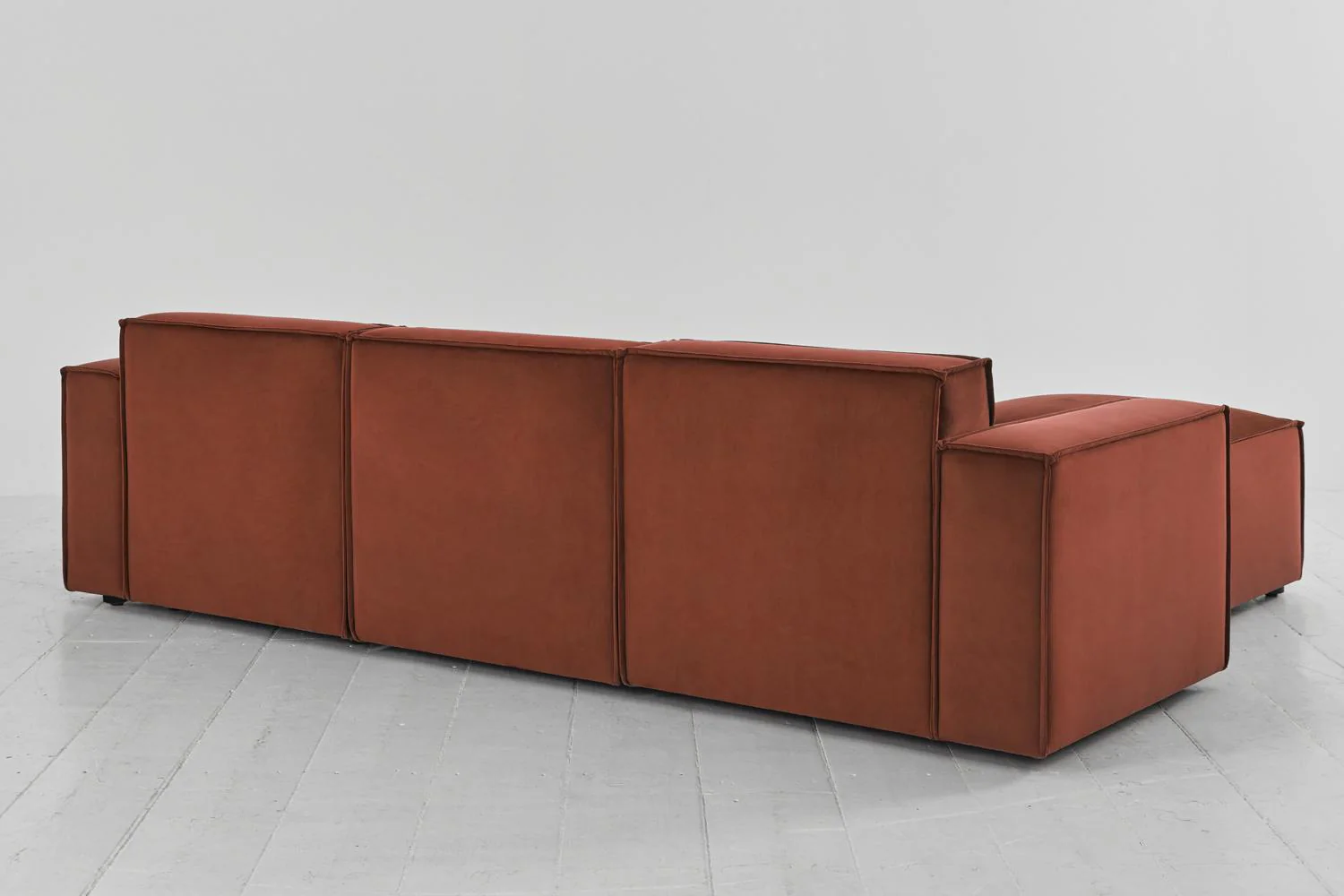 Model 03 3-Seater Left Chaise Sofa, Brick - Image 5