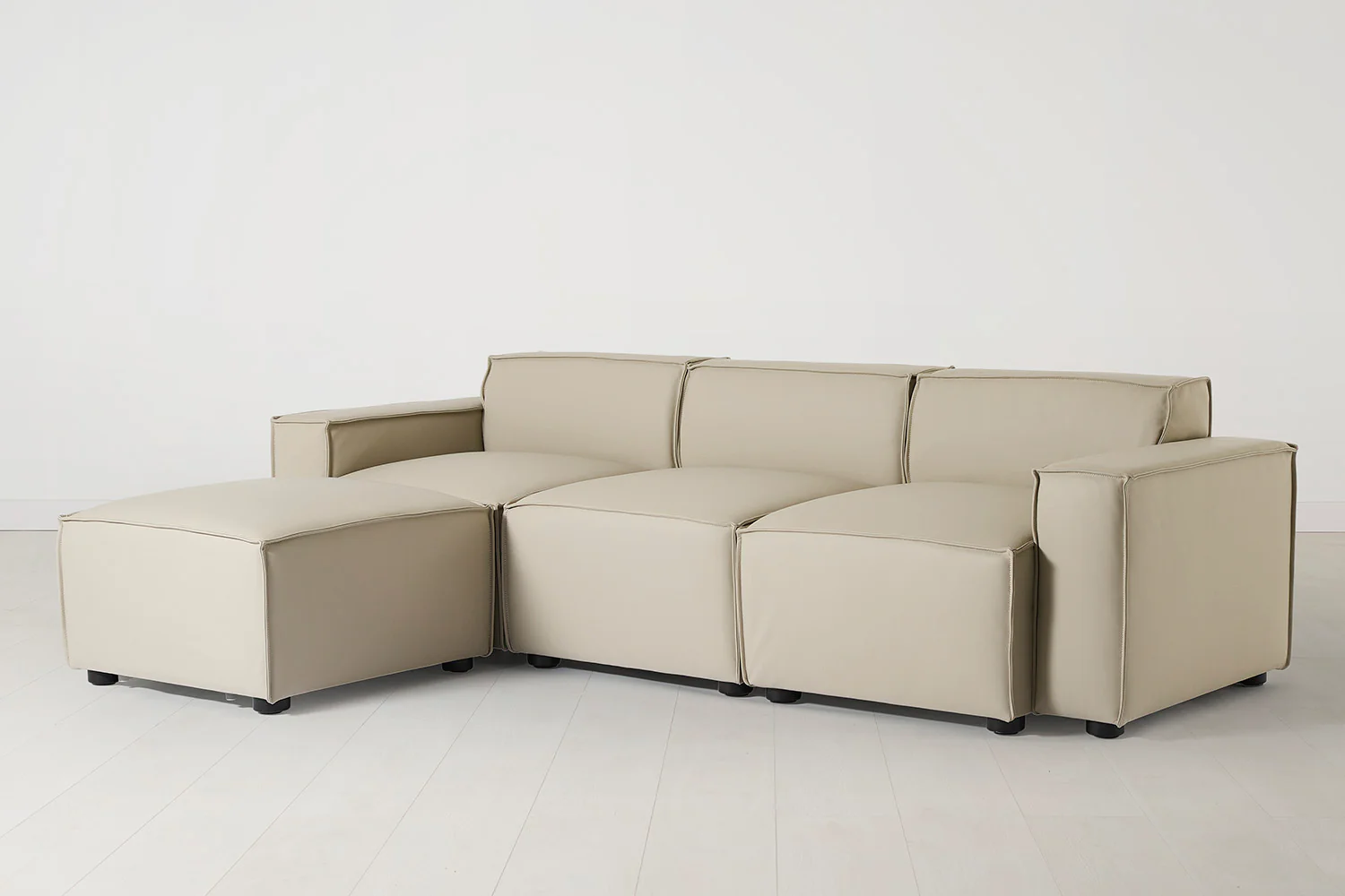 Model 03 3-Seater Left Chaise Sofa, Oyster - Image 3