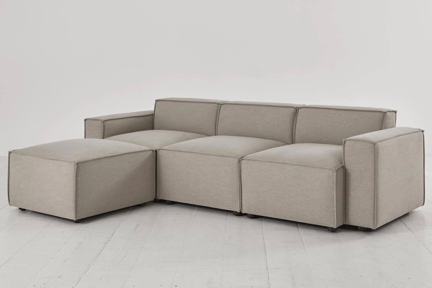 Model 03 3-Seater Left Chaise Sofa, Pumice - Image 4
