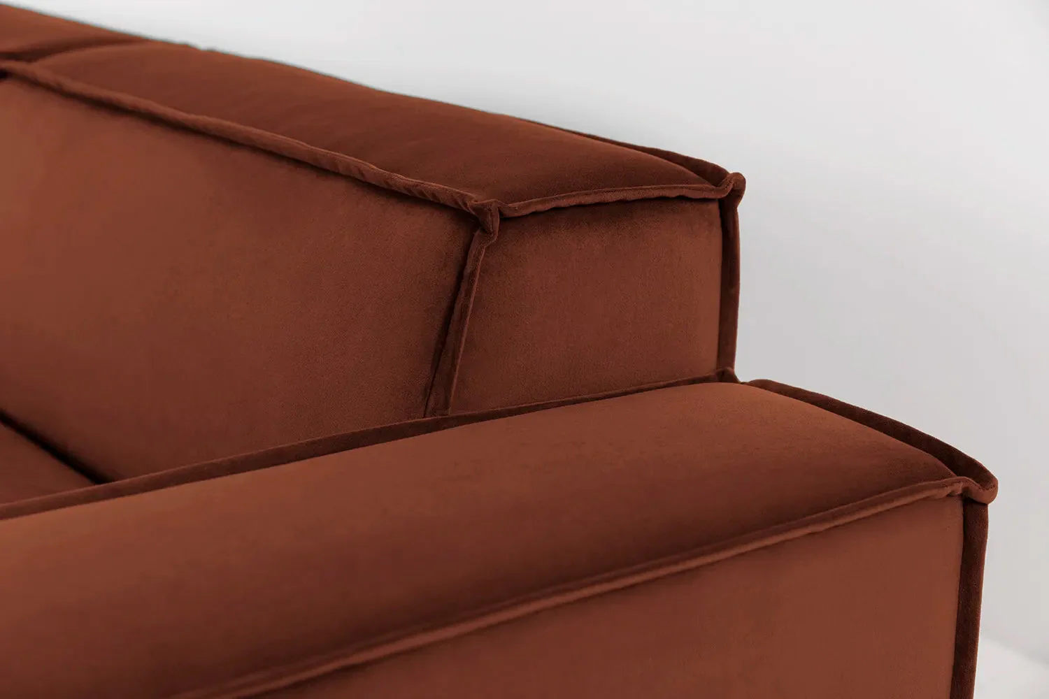 Model 03 3-Seater Left Chaise Sofa, Umber - Image 5
