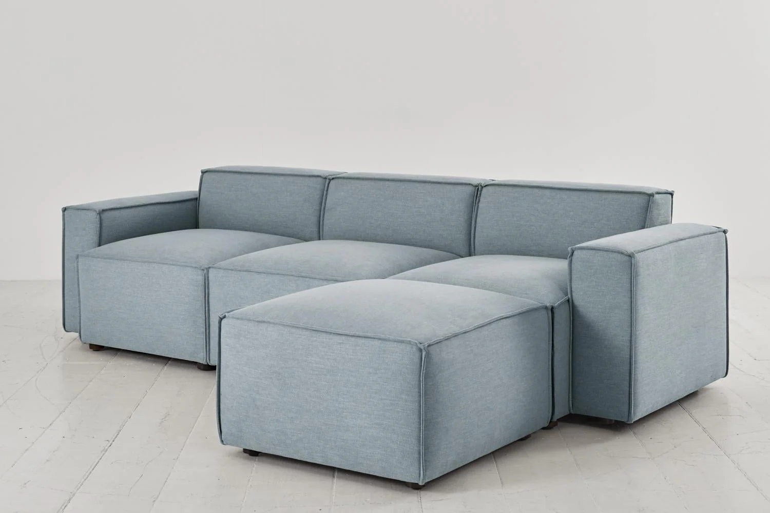 Model 03 3-Seater Right Chaise Sofa, Seaglass - Image 4