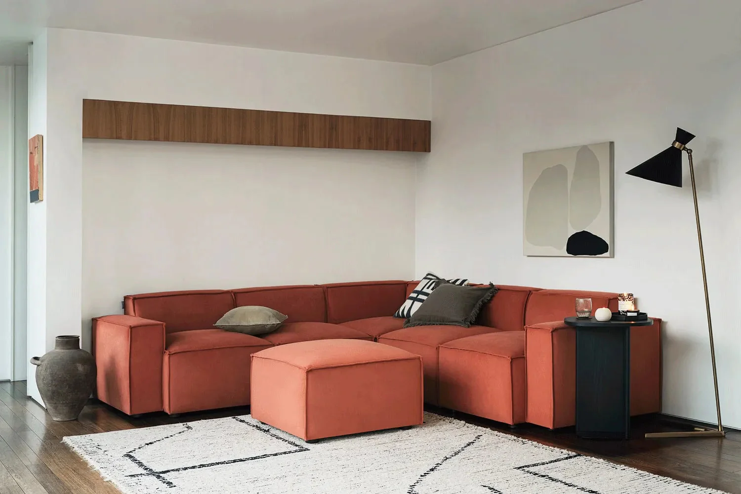 Model 03 Corner Sofa, Brick - Image 2