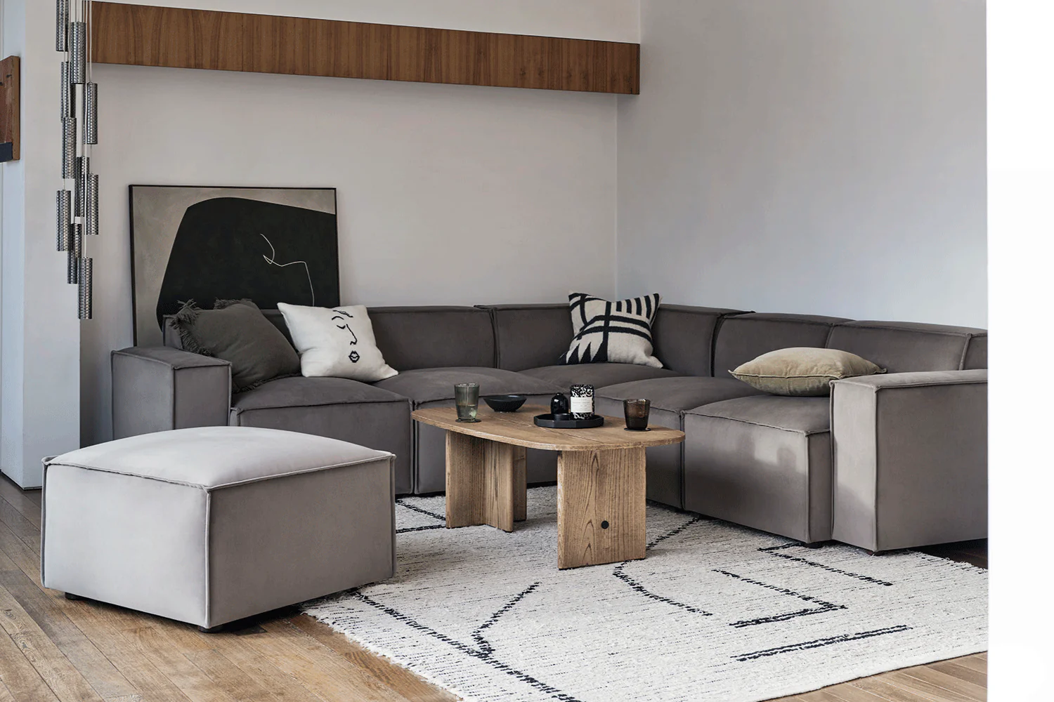 Model 03 Corner Sofa, Elephant - Image 4