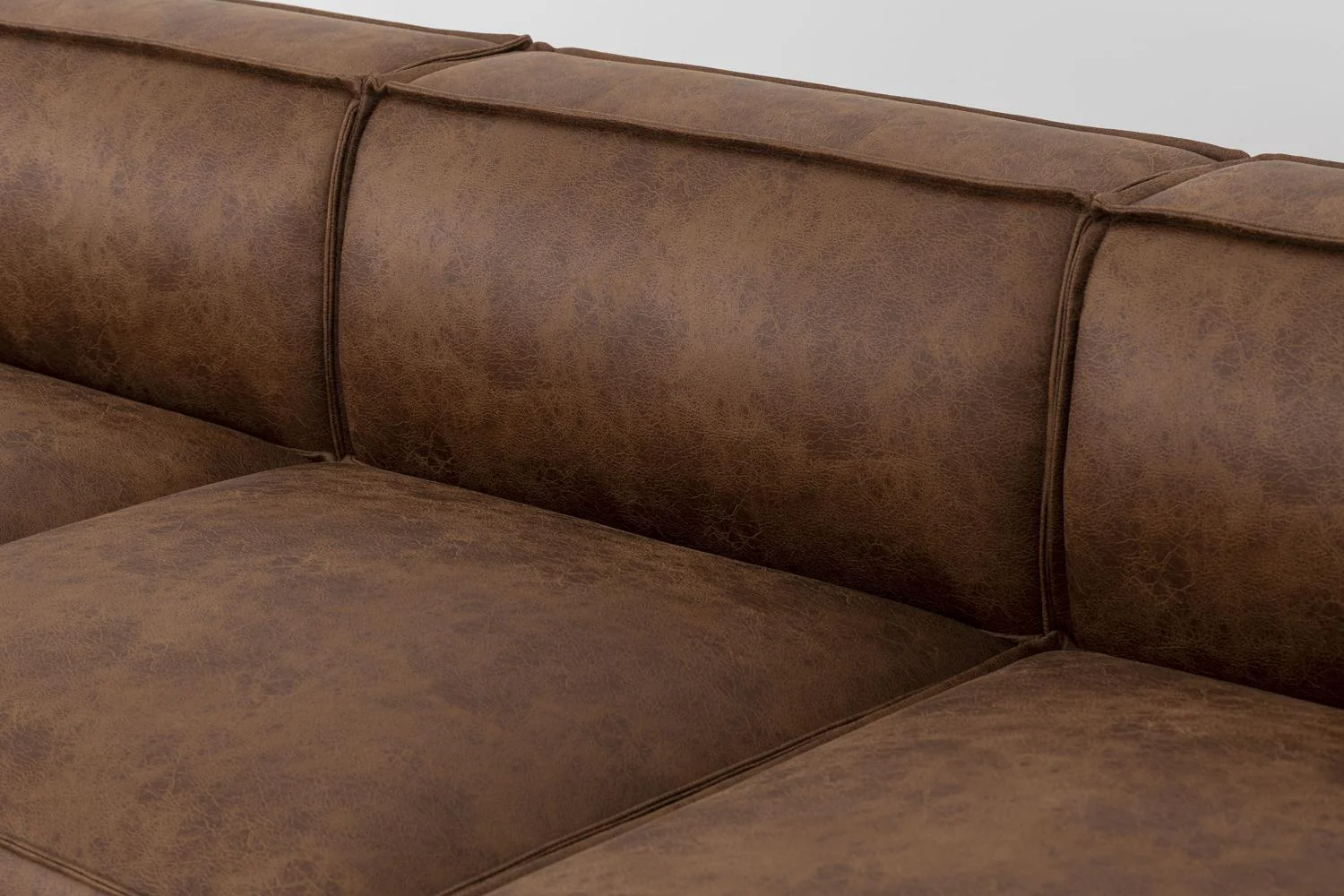 Model 03 Corner Sofa with Ottoman, Chestnut - Image 10
