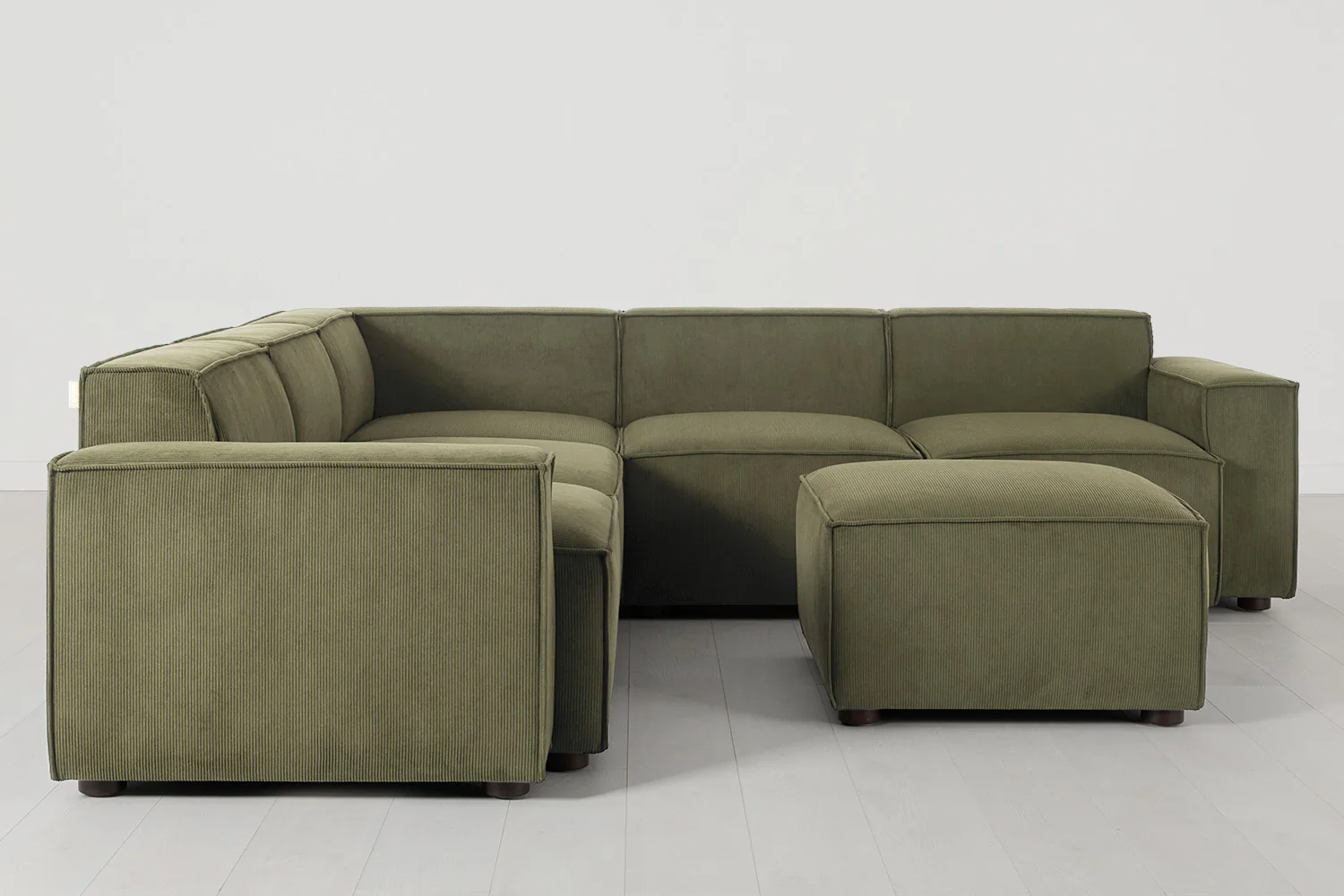 Model 03 Corner Sofa with Ottoman, Fennel - Image 2
