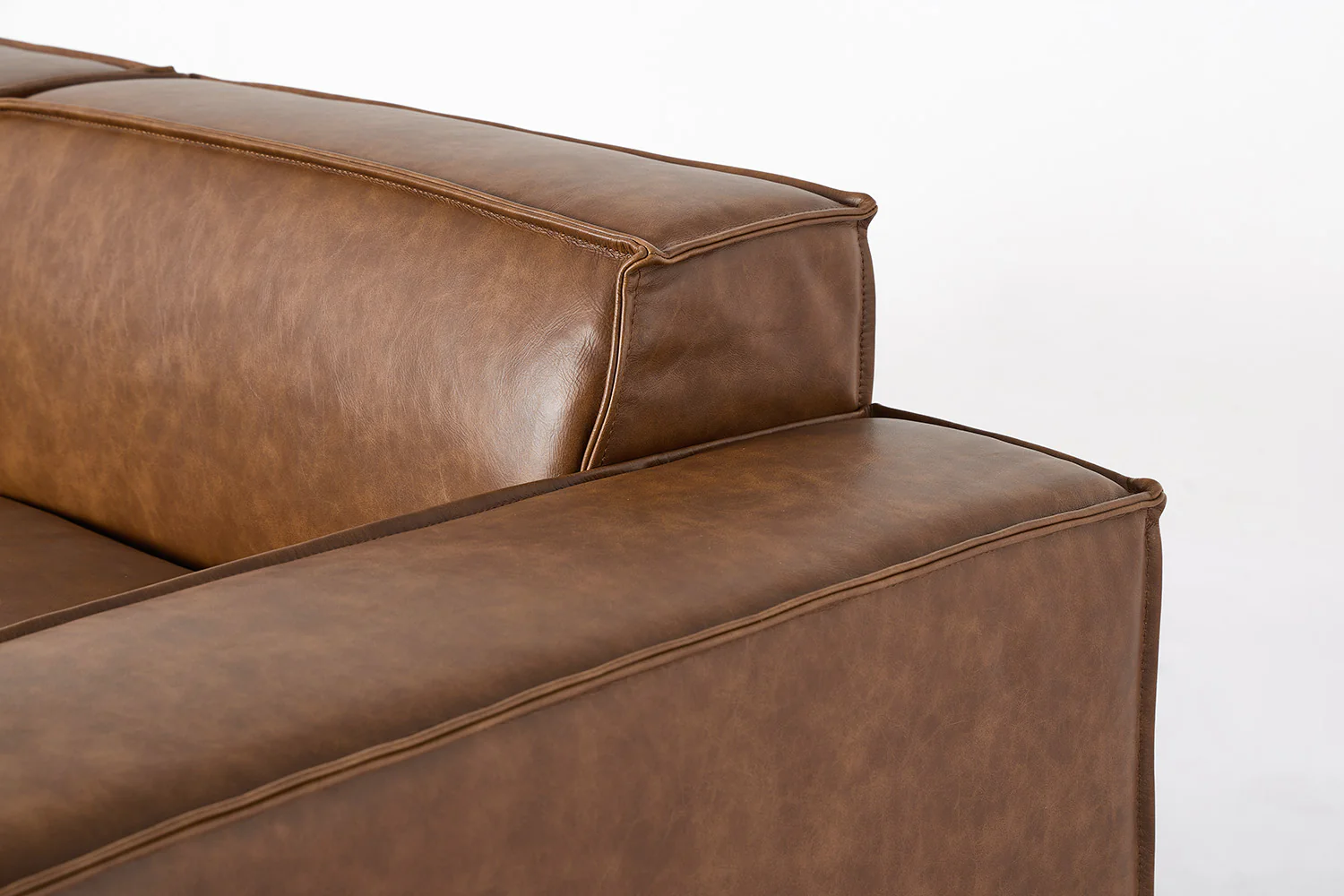 Model 03 Corner Sofa with Ottoman, Maple - Image 5