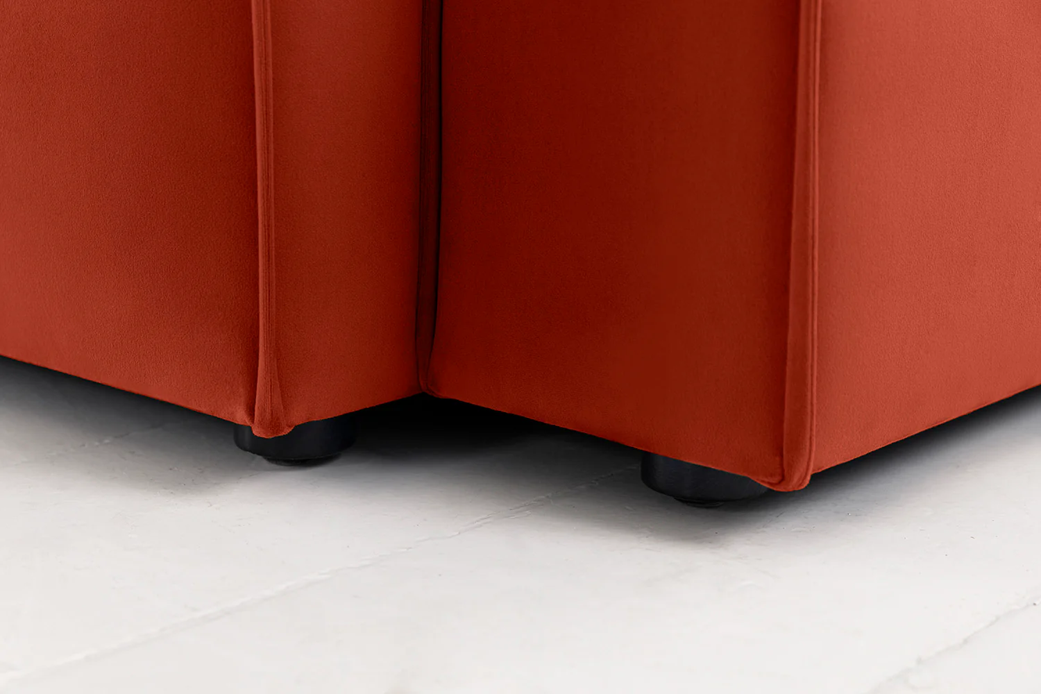 Model 03 Corner Sofa with Ottoman, Paprika - Image 6