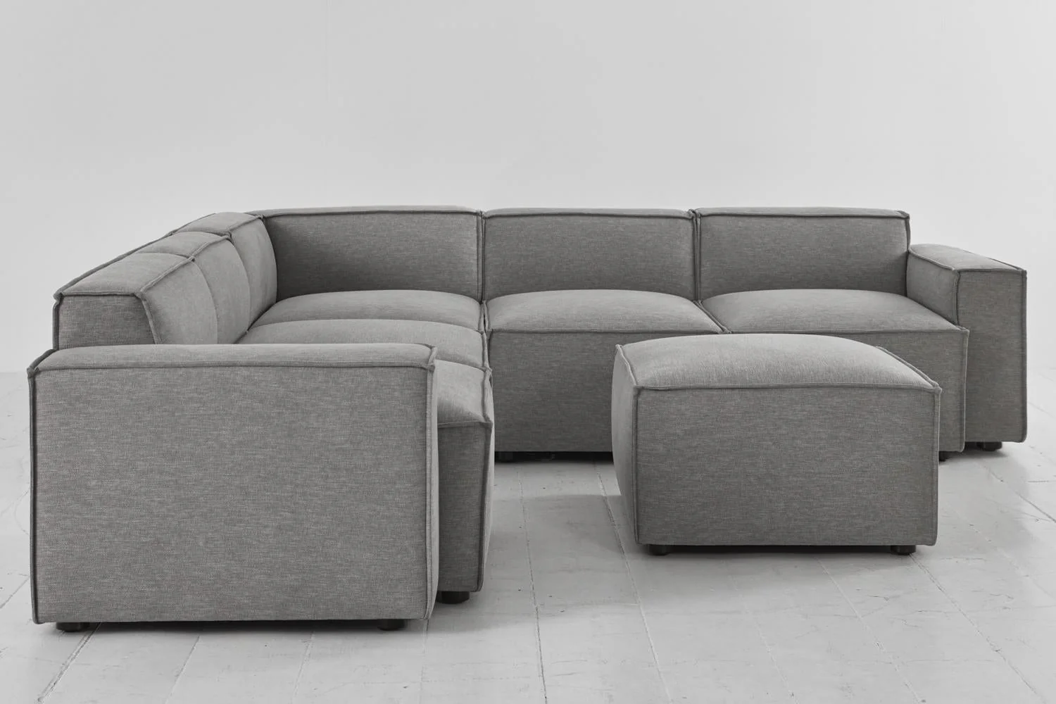 Model 03 Corner Sofa with Ottoman, Shadow - Image 6