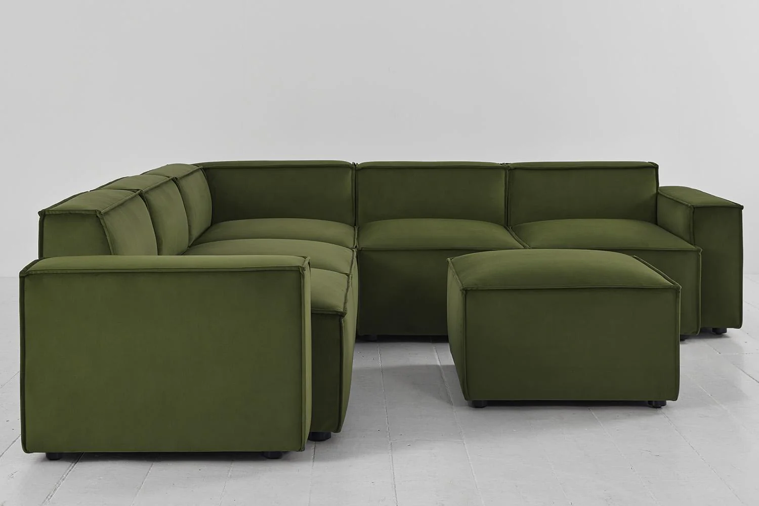 Model 03 Corner Sofa with Ottoman, Vine - Image 7